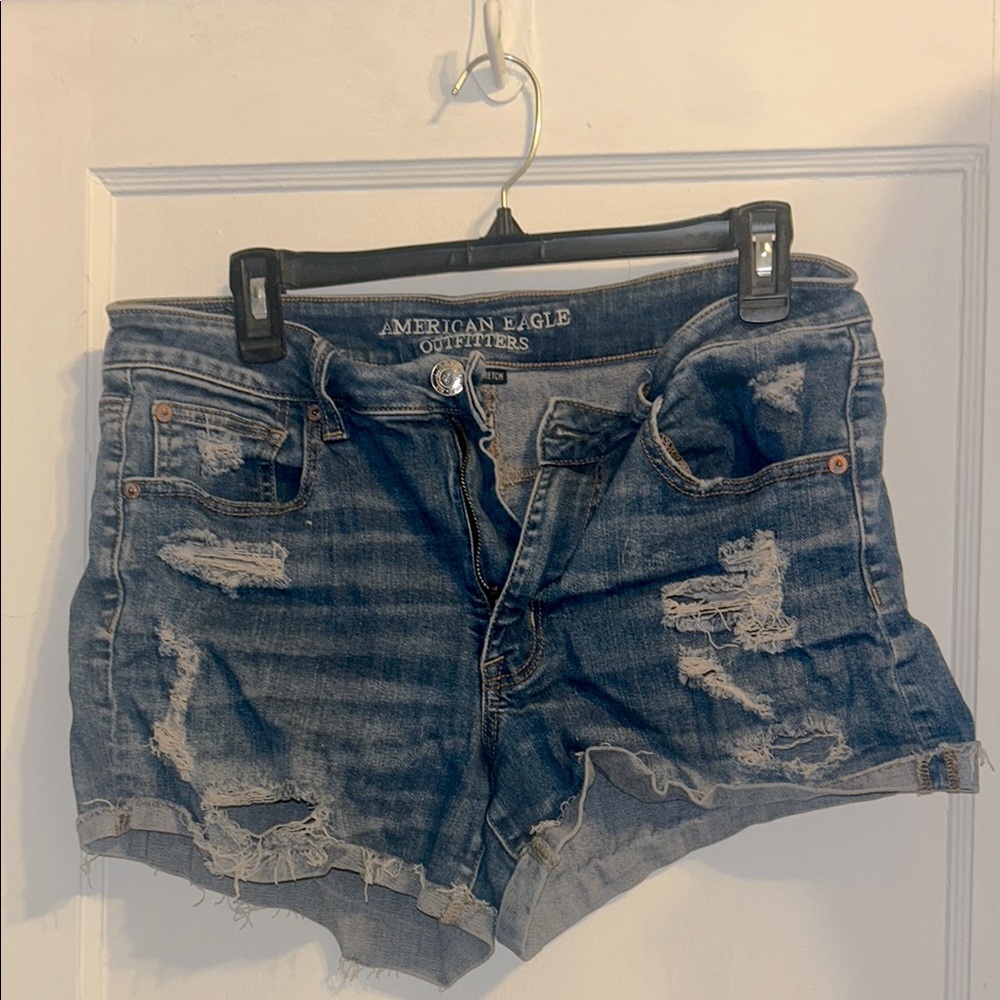 American Eagle Outfitters Women's Blue Denim Shorts